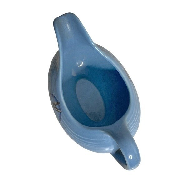 FIESTA WARE Bugs Bunny Blue Gravy Boat Warner Bros Looney Tunes Homer Laughlin - Picture 3 of 9